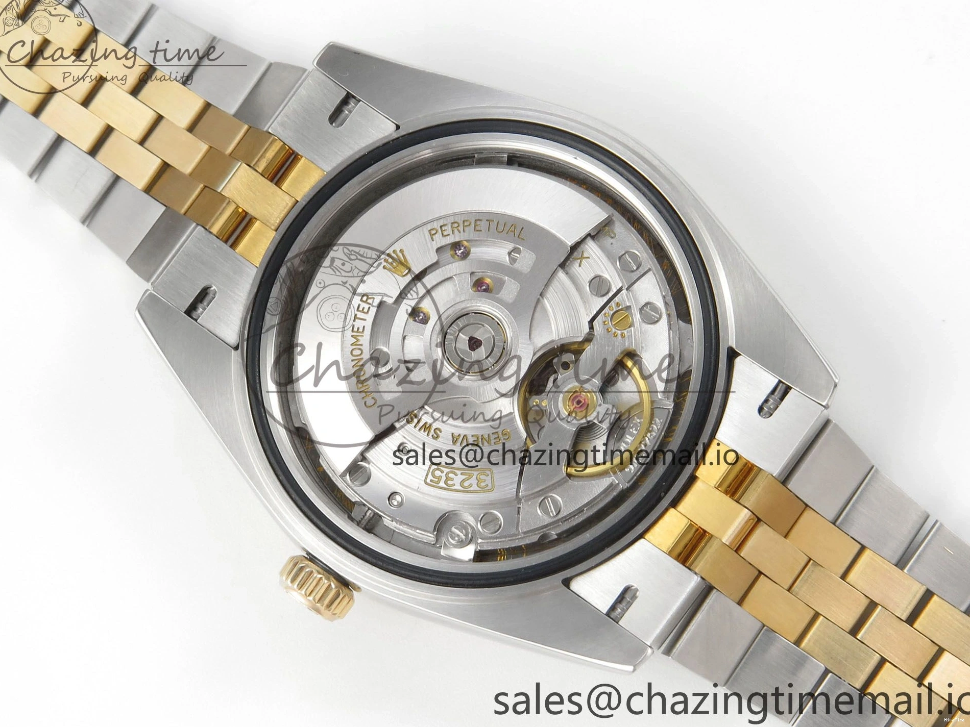 MiroTime 0424 Reliable DateJust 41mm 126333 SS YG 3EF 1:1 Best Edition Gray Roman Dial on SS YG Jubilee Bracelet SA 302